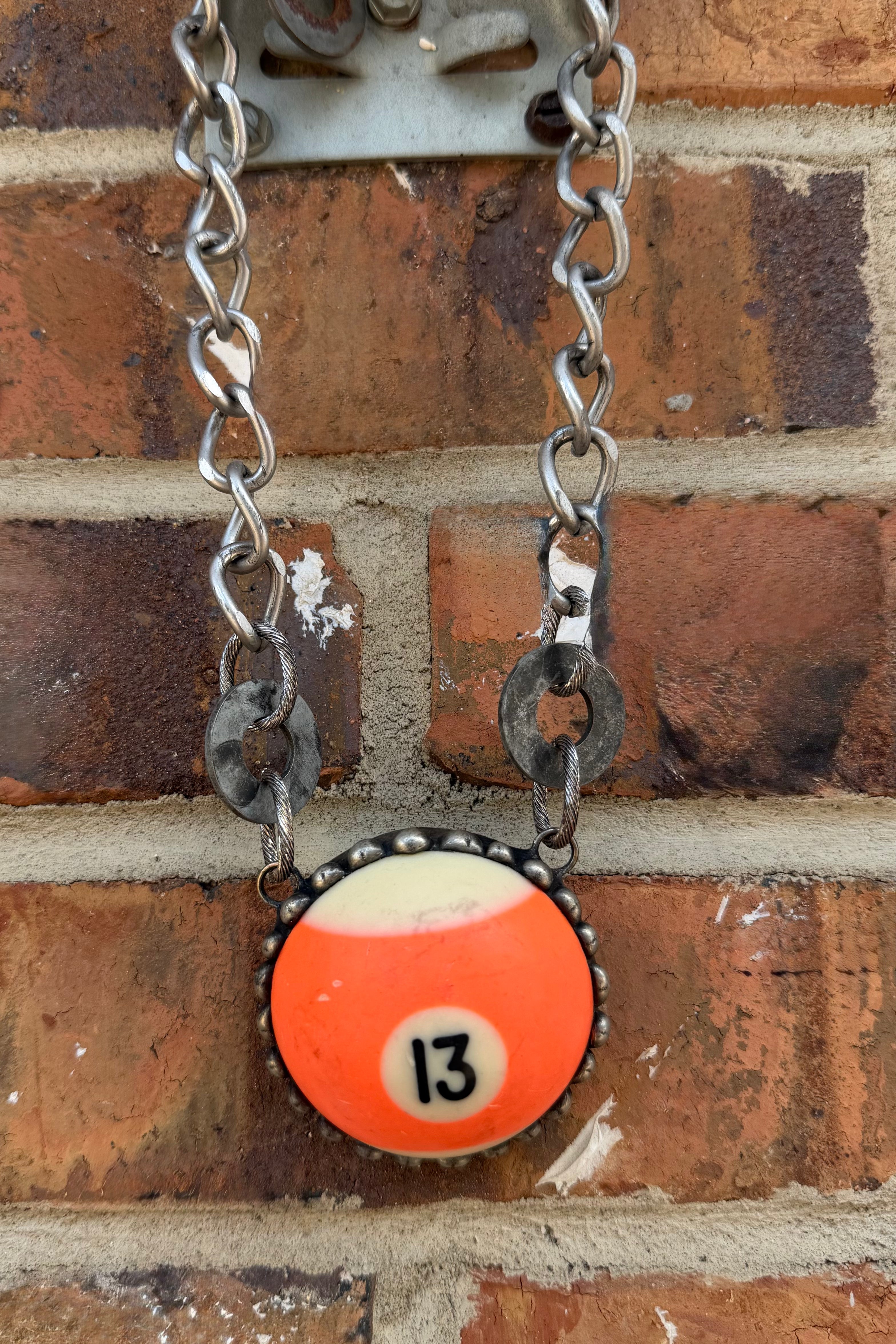 Large Pool Ball Necklace