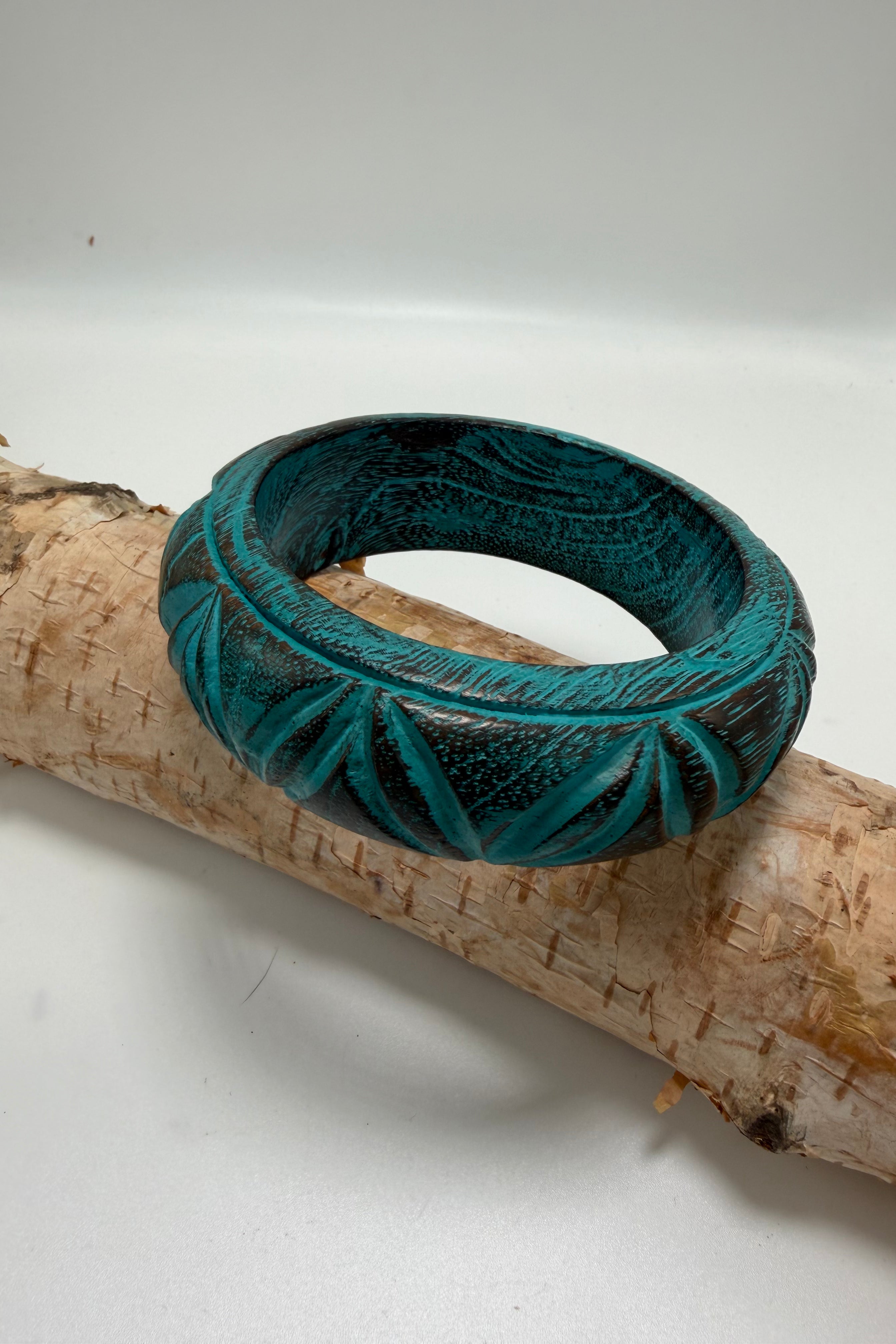 Carved Wooden Bangles