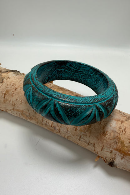 Carved Wooden Bangles