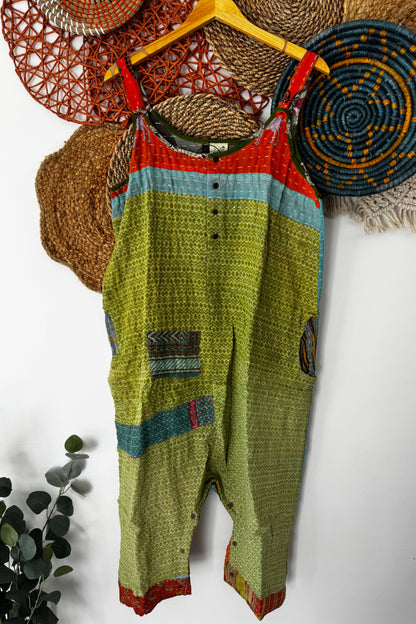 Kantha Sunrise Romper Combo L