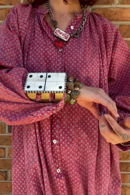 Big Vintage Domino Cuff