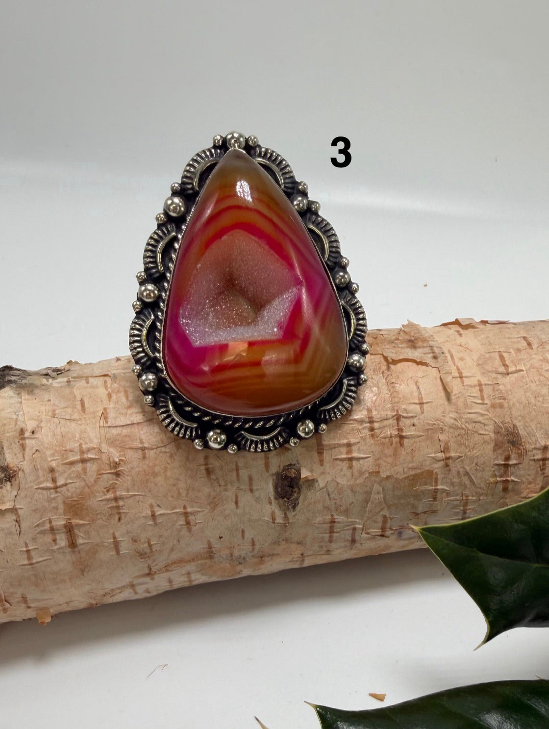 Starburst Geode Ring