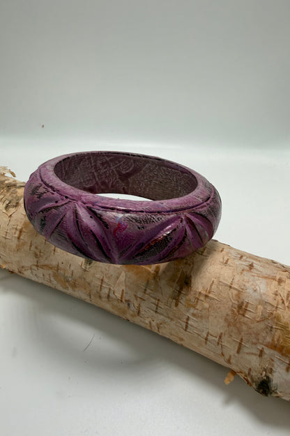Carved Wooden Bangles