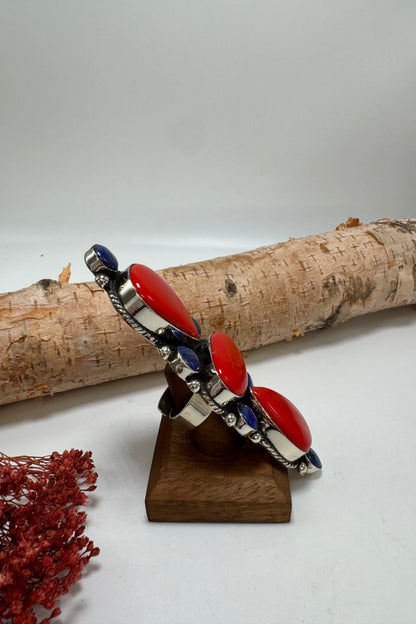 Seeing Red Stacked Ring