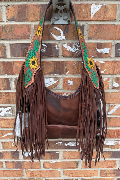 The Teagan Hobo Hair On Bag
