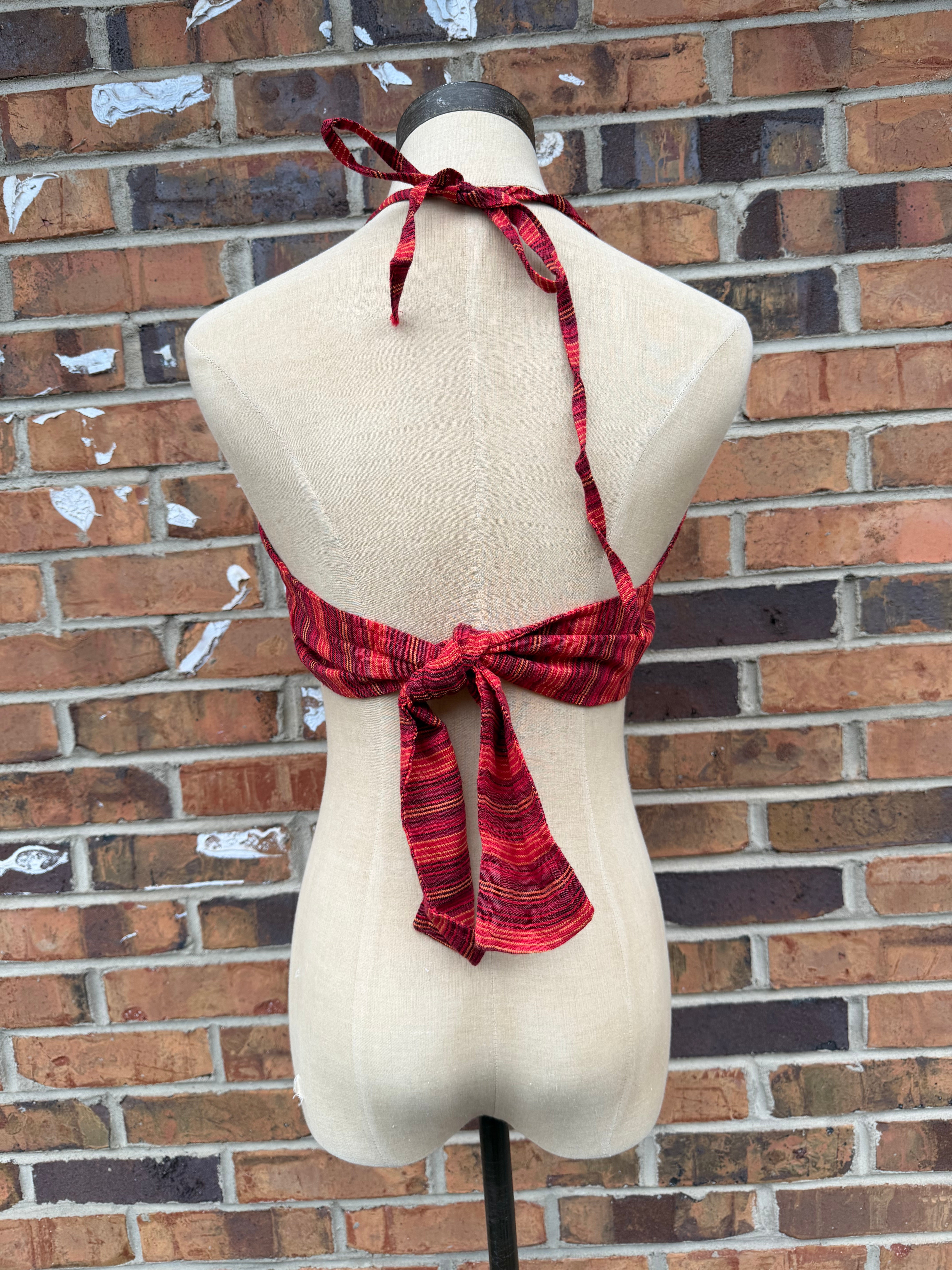 Sale - Mushroom Embroidered Halter