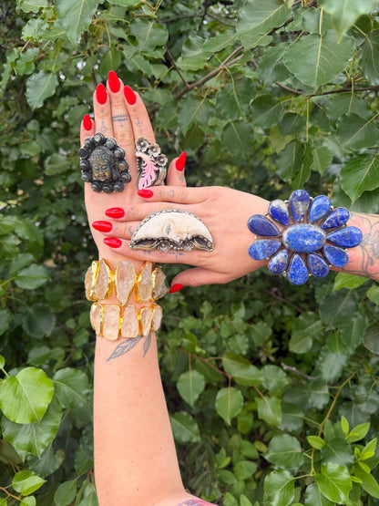 Giant Lapis Cuff