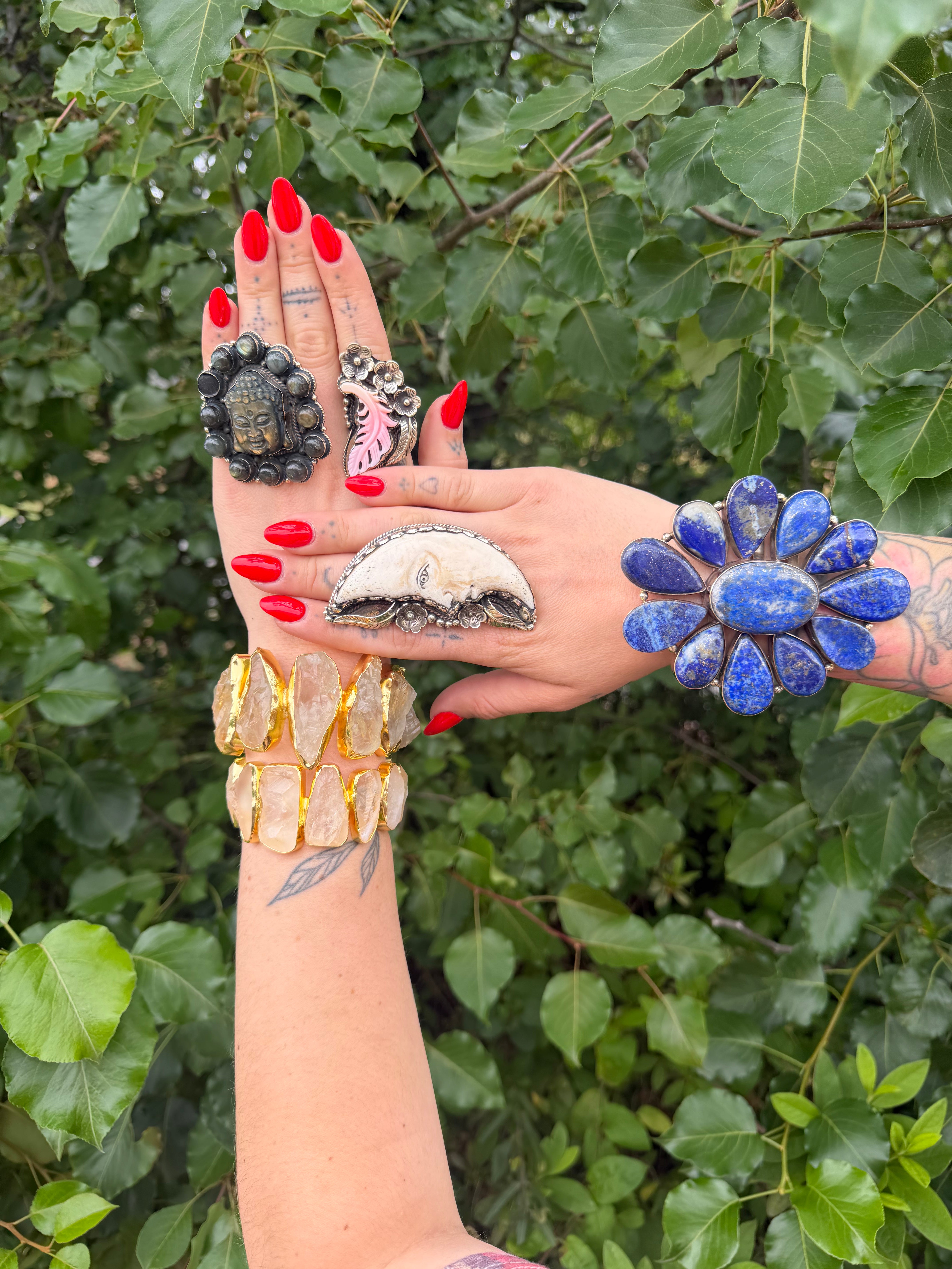 Giant Lapis Cuff