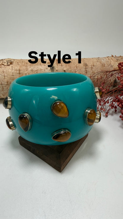 Feeling Blue Bangles