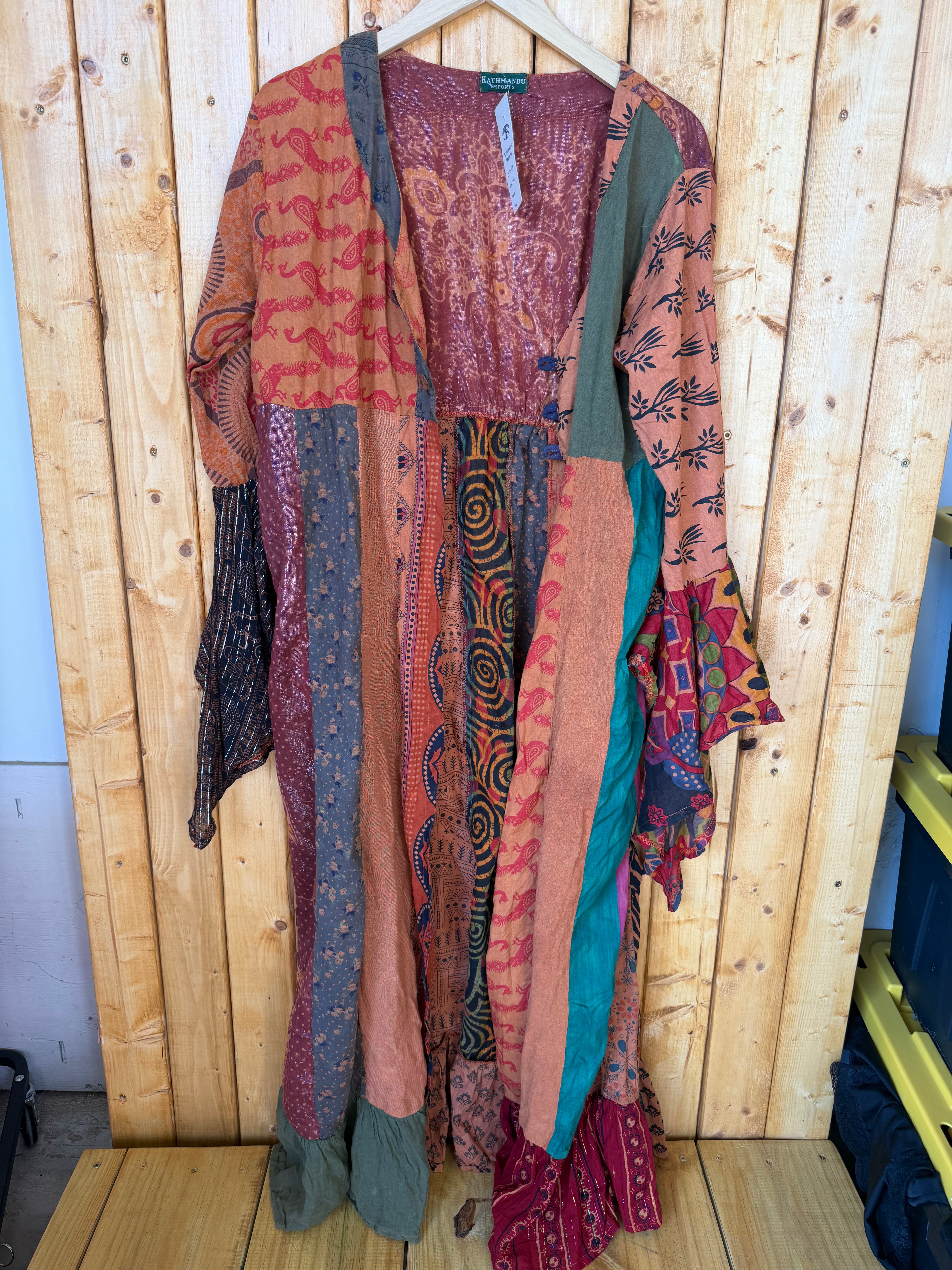 Sale - Stevie Nicks Bell Sleeve Button Front Kimono Top