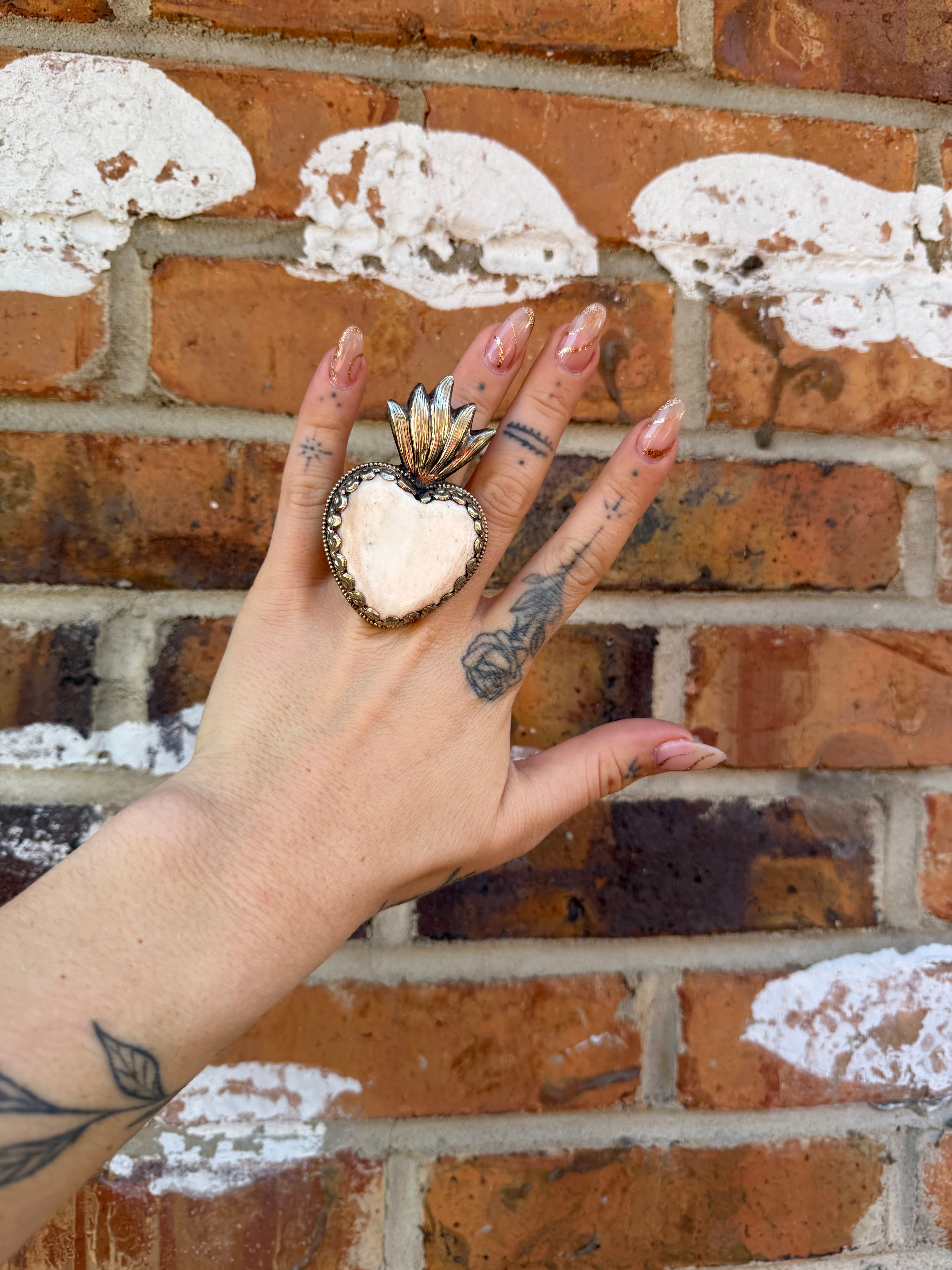 Heart on Fire Statement Ring