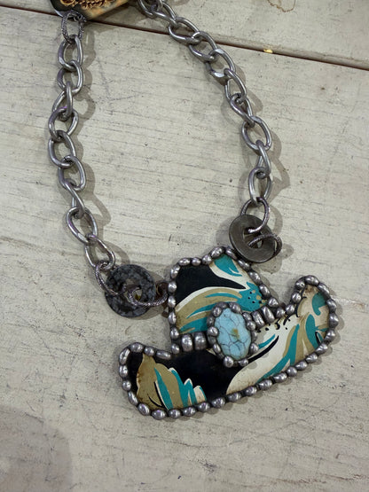Cowboy Hat Necklace