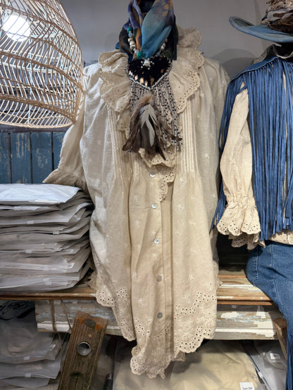 Smocked Shirt
