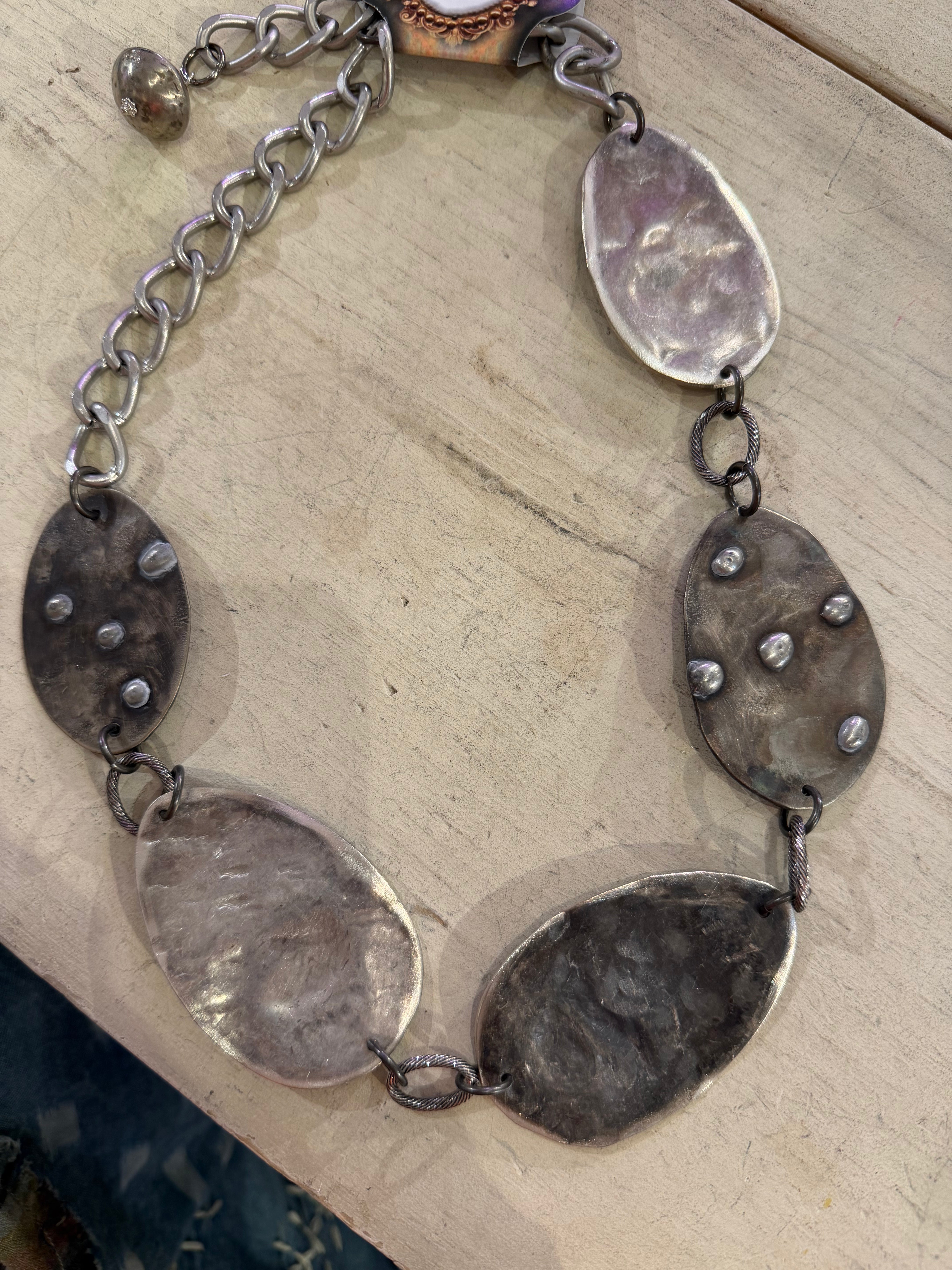Beaten Spoon Necklace