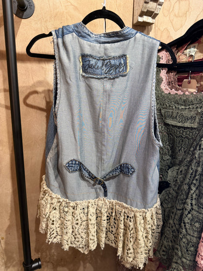 Enchanted Vest- Chambray