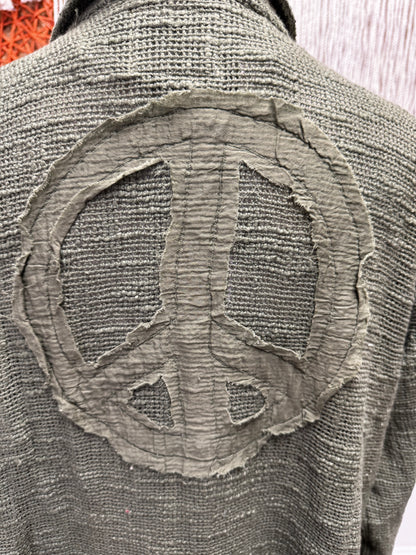 Be in Peace Cardigan in Taupe