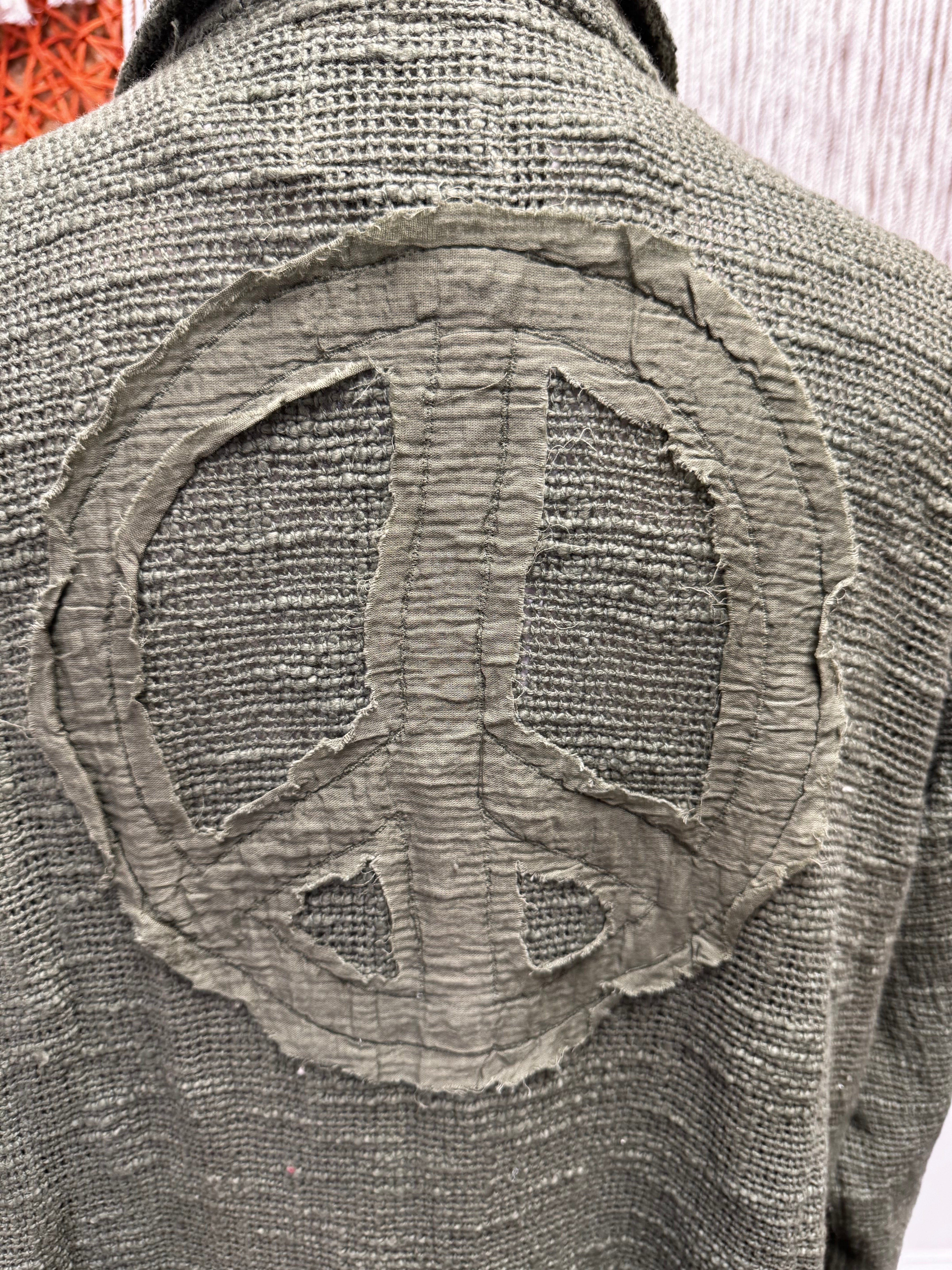 Be in Peace Cardigan in Taupe