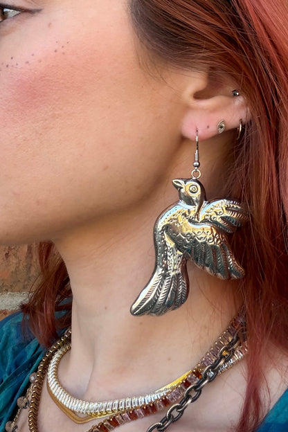 Dove in Flight Earring