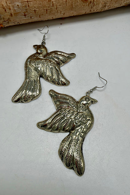 Dove in Flight Earring