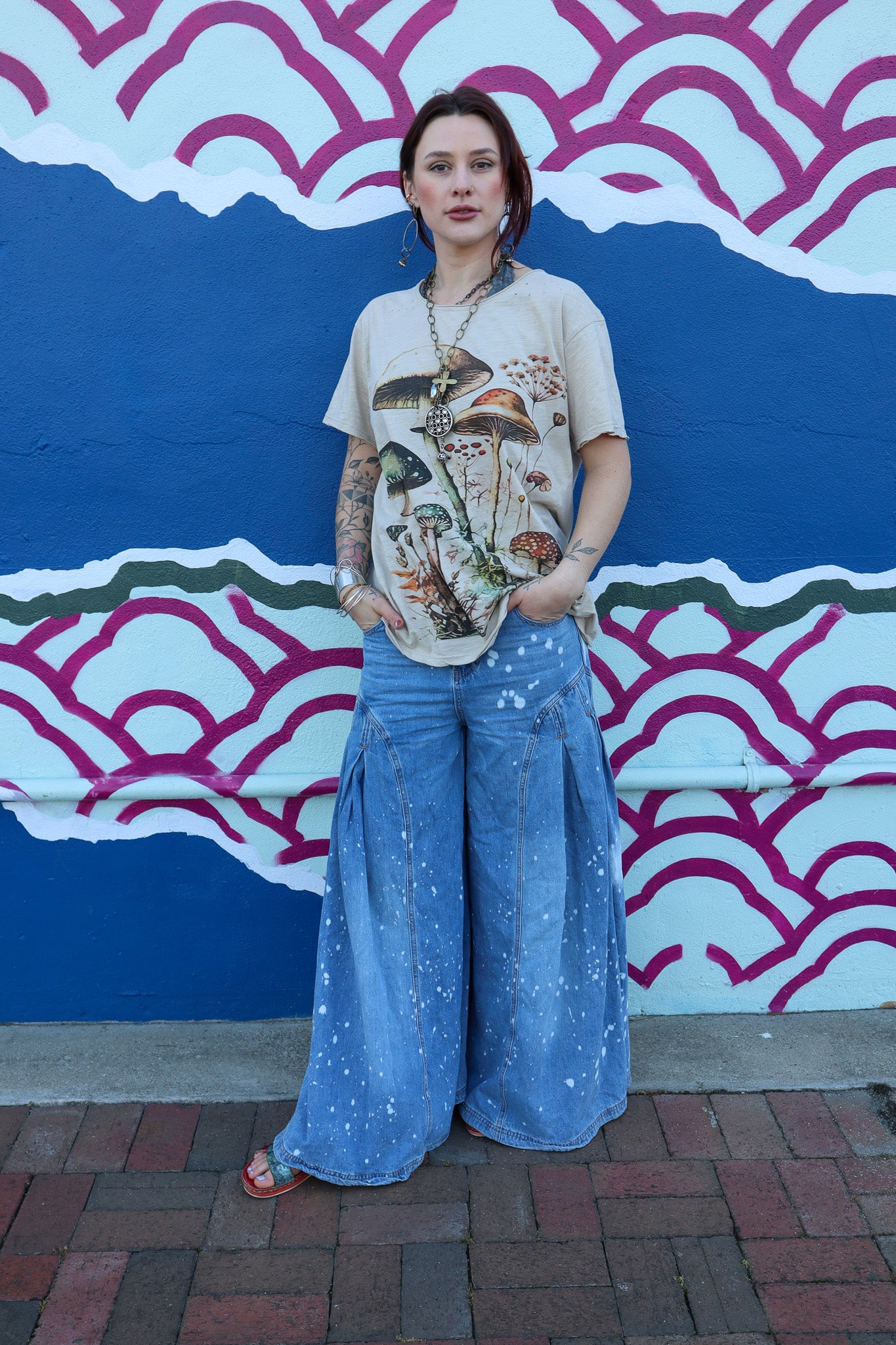 In Your Dreams Wide Leg Flare Pants