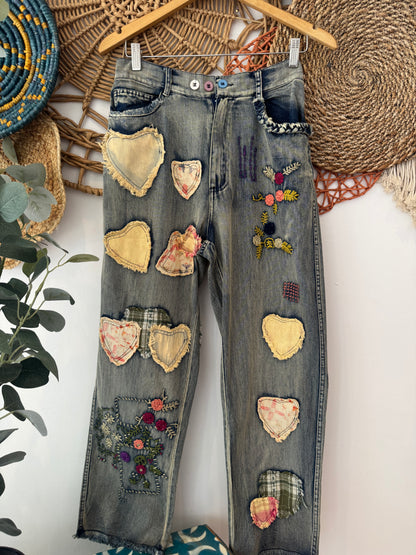 Heart Eyes For You Patched Pant