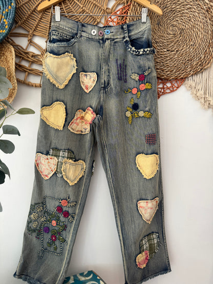 Heart Eyes For You Patched Pant