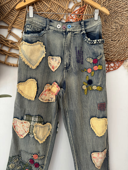 Heart Eyes For You Patched Pant