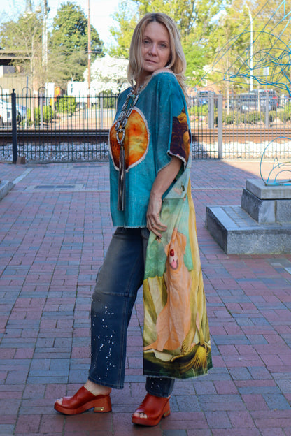 The Artist Hi Low Tunic Top
