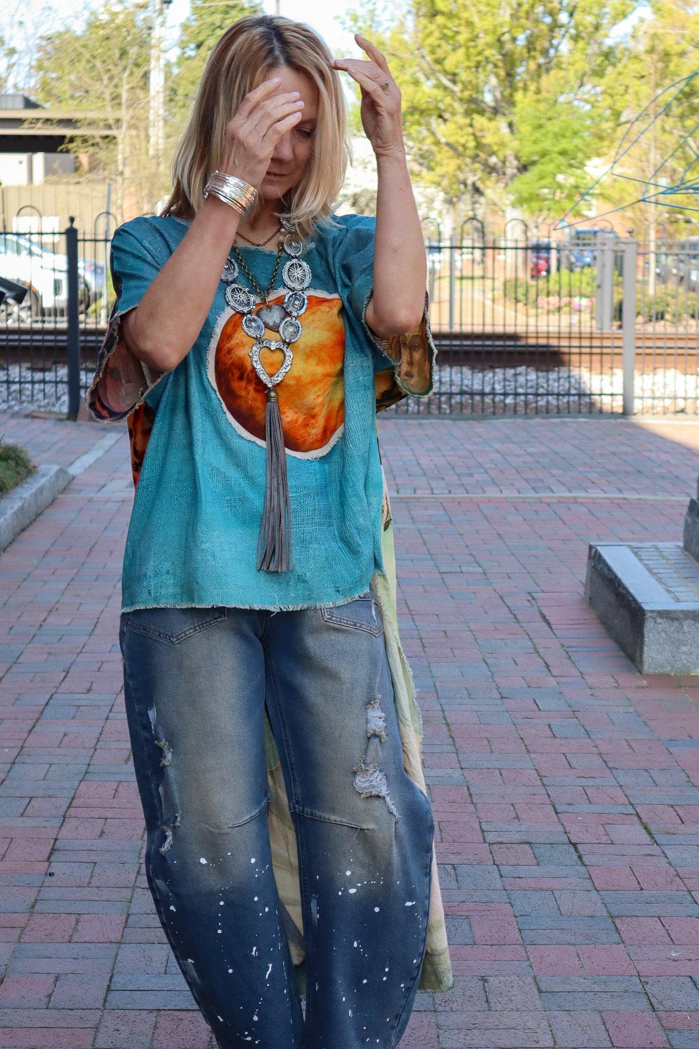 The Artist Hi Low Tunic Top