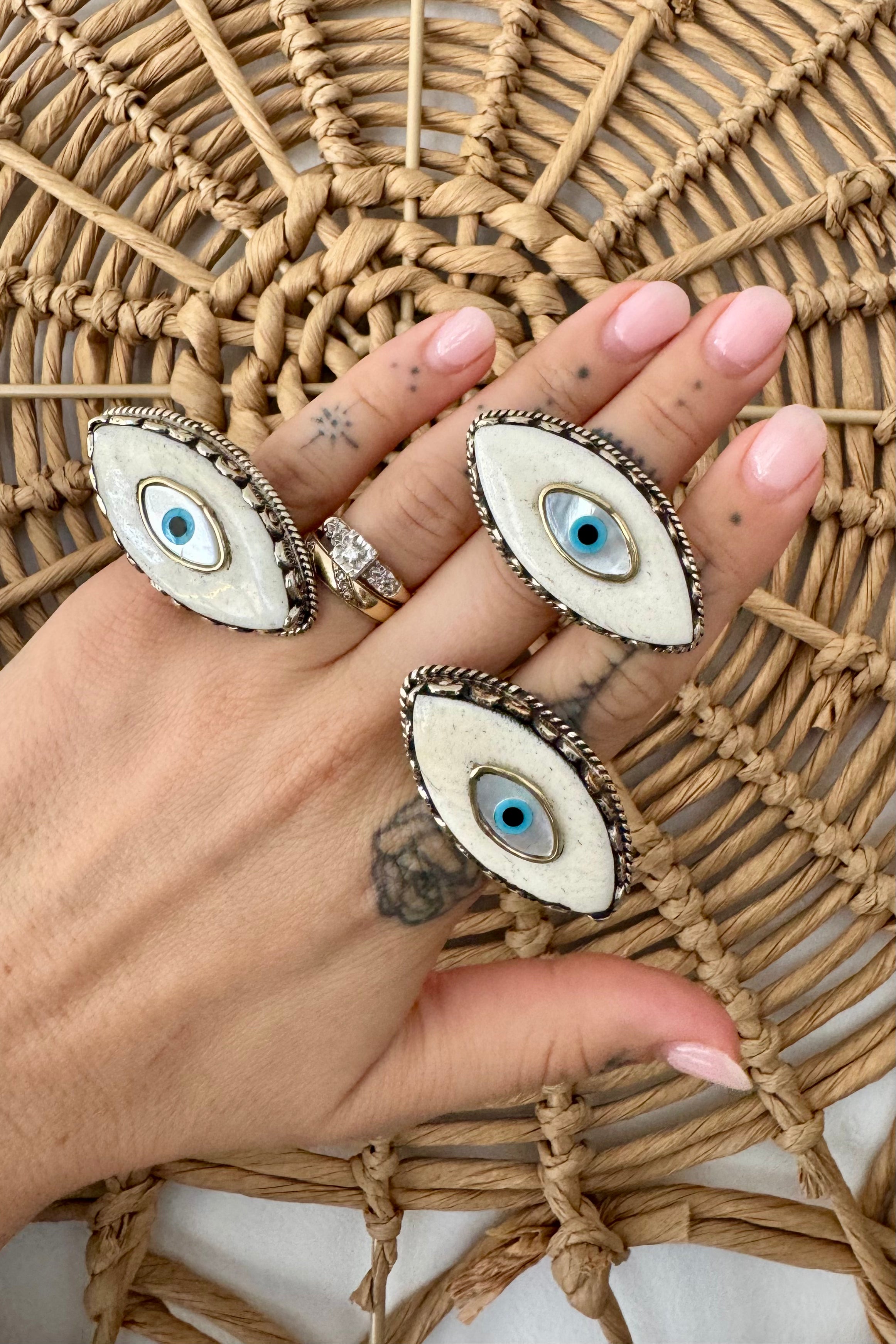 Eye See You Carved Ring