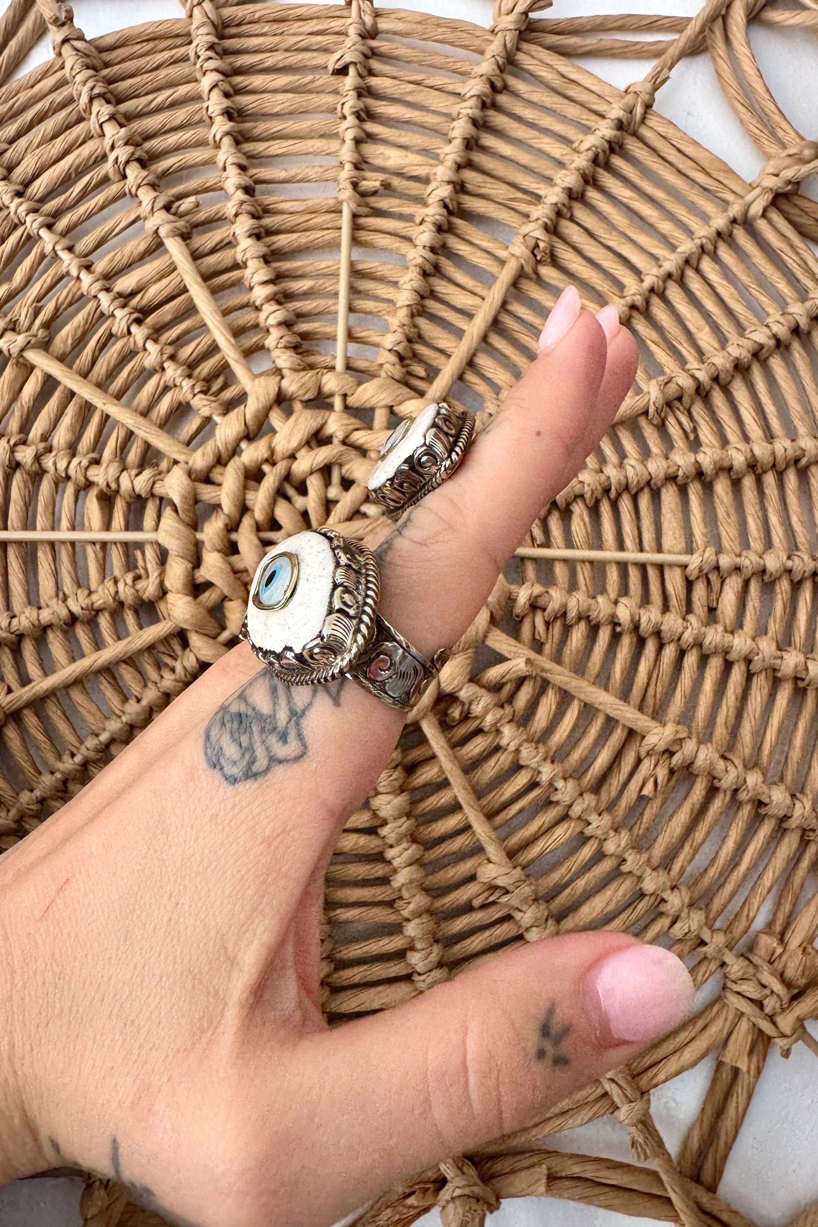 Eye See You Carved Ring