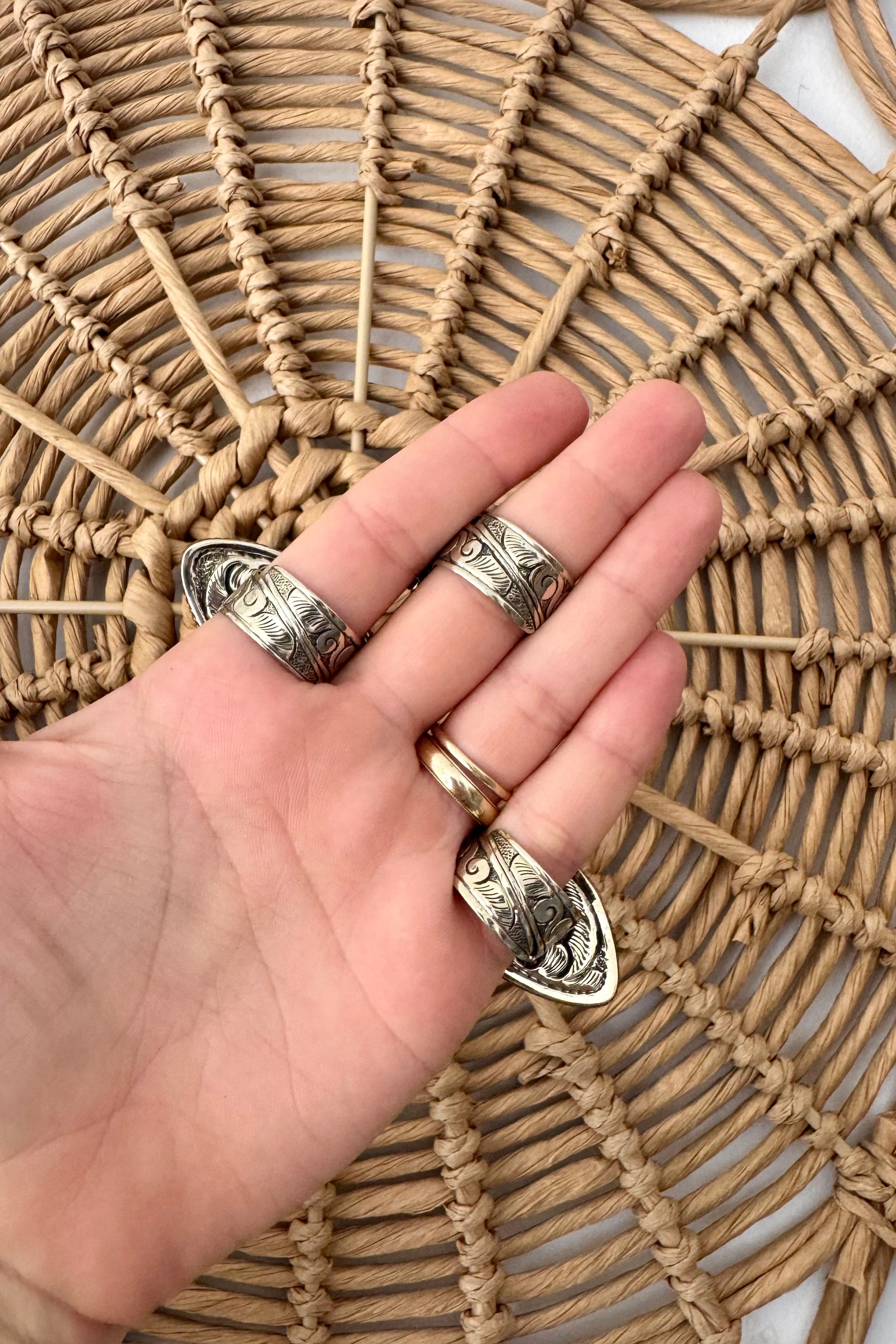 Eye See You Carved Ring