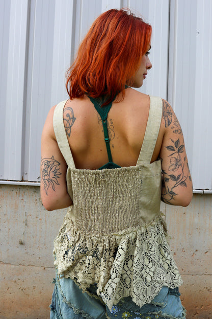 Heirloom Heart Tank - Tea Stain