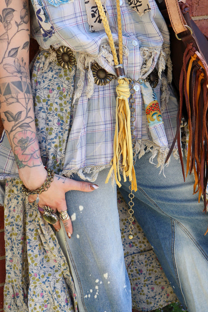 One of a Kind: Recycled Bead Bracelet
