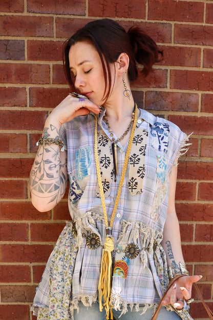 One of a Kind: Circle Drop Earrings