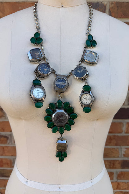 Time is Running Watch  Necklace