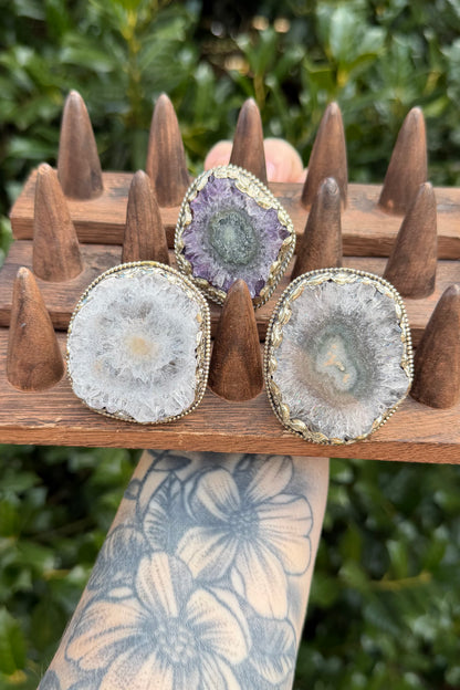 Crystal Shattered Lakes Ring