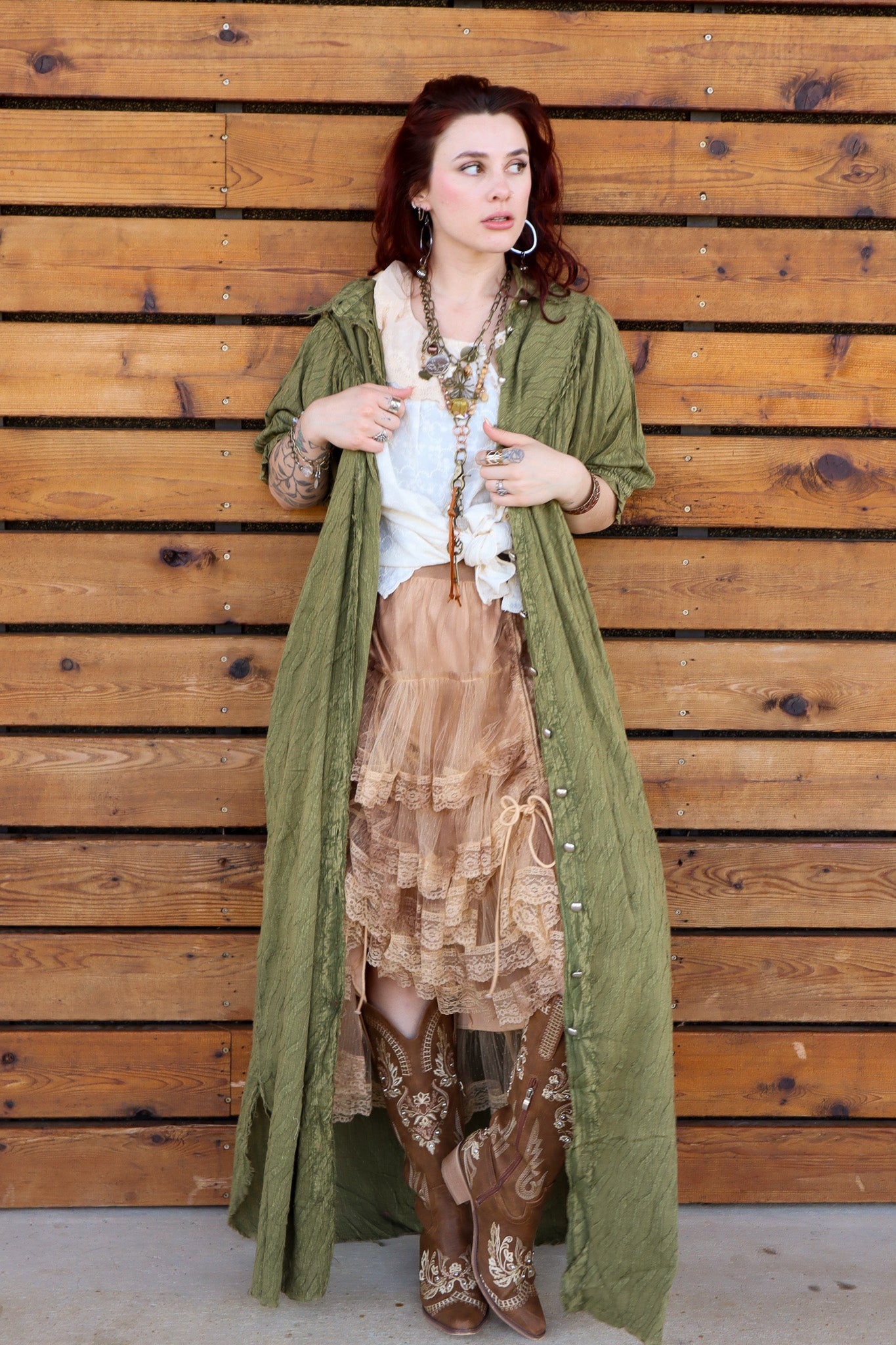 Evening Waves Duster Dress