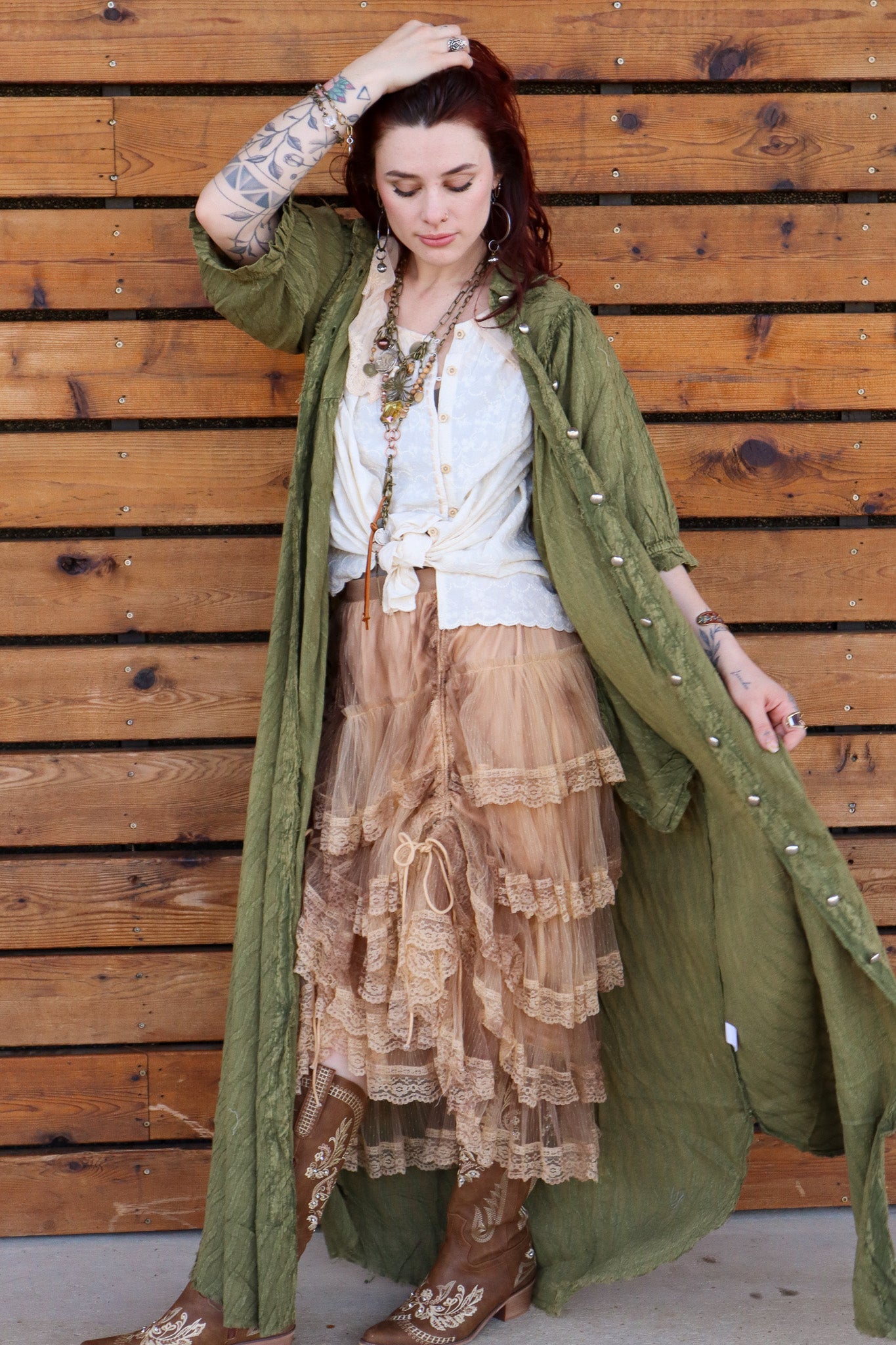 Evening Waves Duster Dress