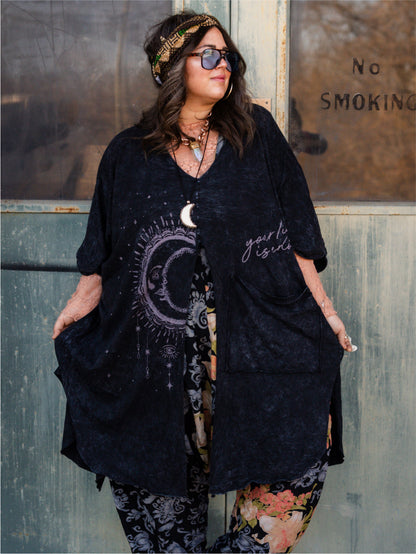 Be The Light Tee Split Muu by Kantha Bae