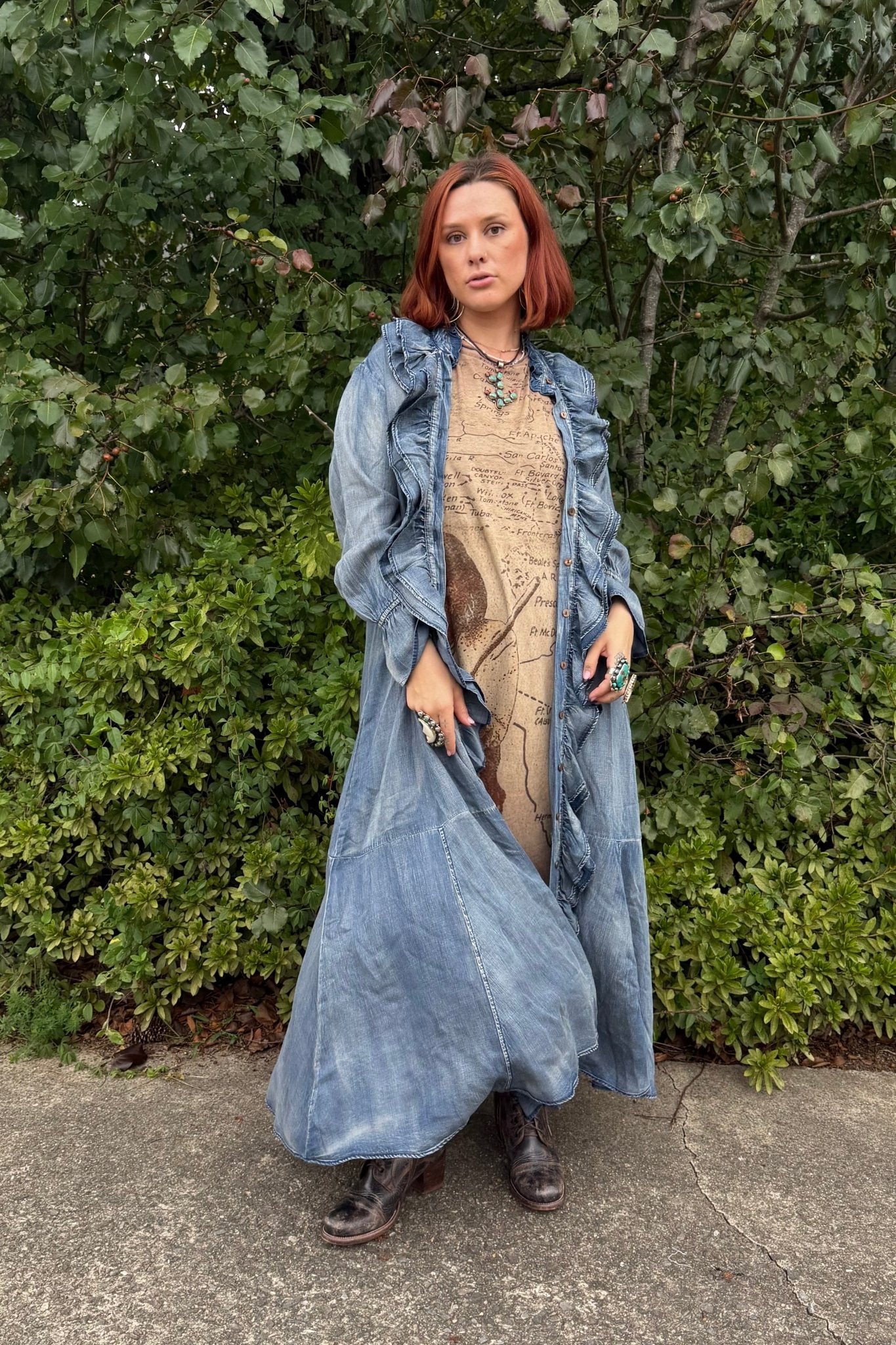A Ruffle In Time Dress - ivyandlavyboutique Jaded Gypsy