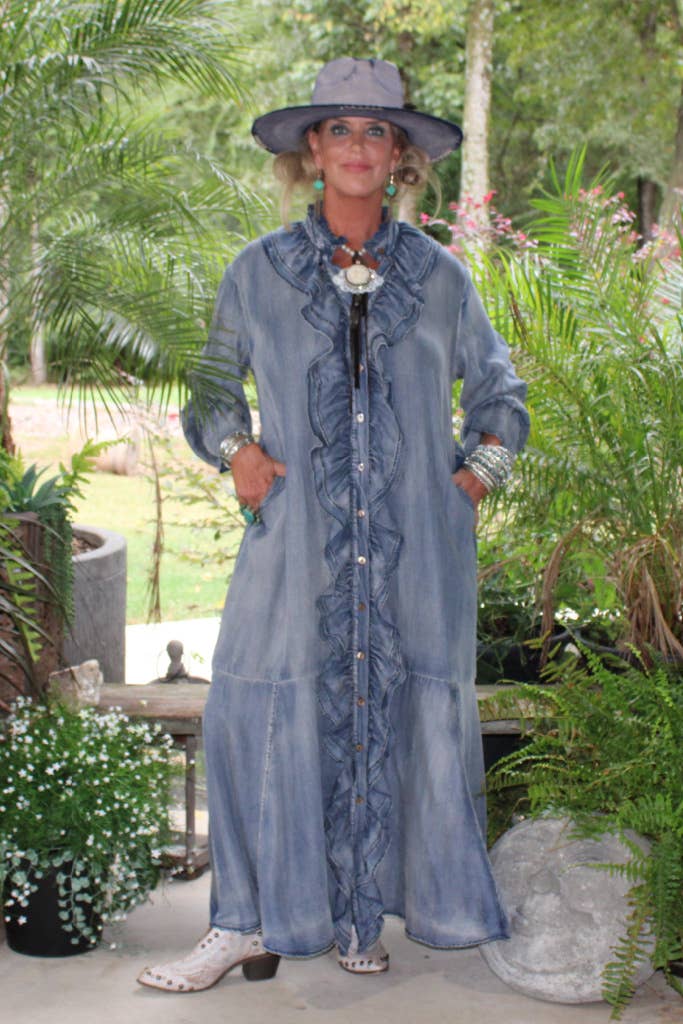 A Ruffle In Time Dress - ivyandlavyboutique Jaded Gypsy