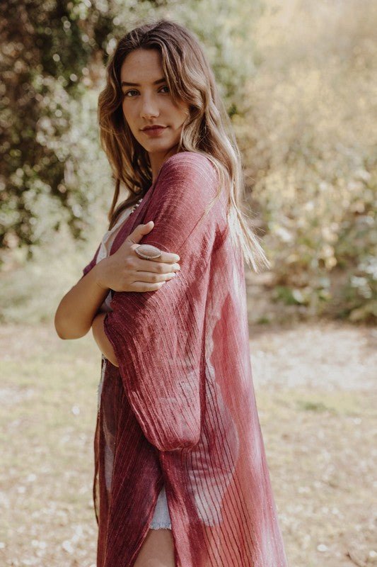 A Walk In The Woods Kimono - ivyandlavyboutique Leto Accessories