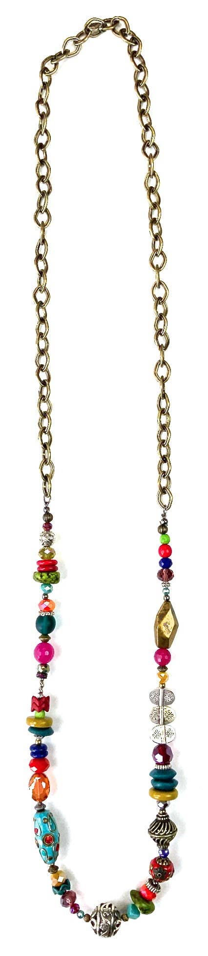 Long Beaded w/ Chain
