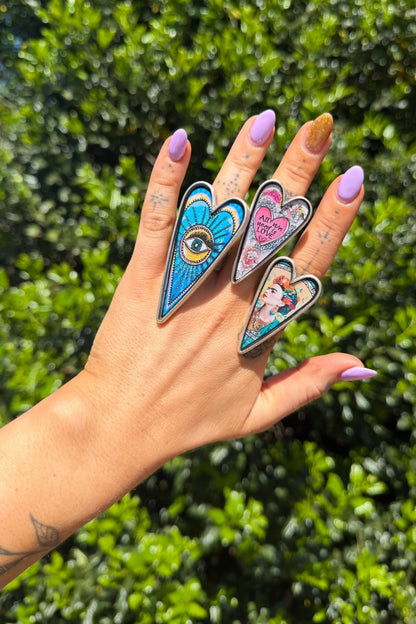 Abstract Heart Ring - ivyandlavyboutique ivyandlavyboutique
