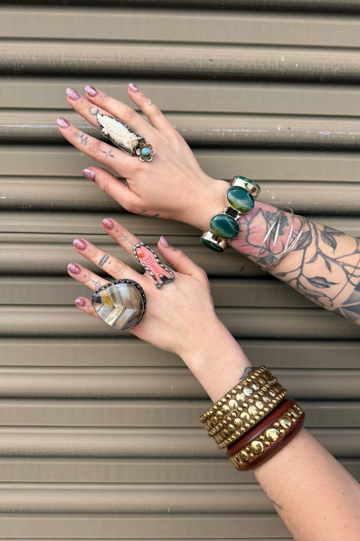 Abstract Leaf Ring - ivyandlavyboutique ivyandlavyboutique