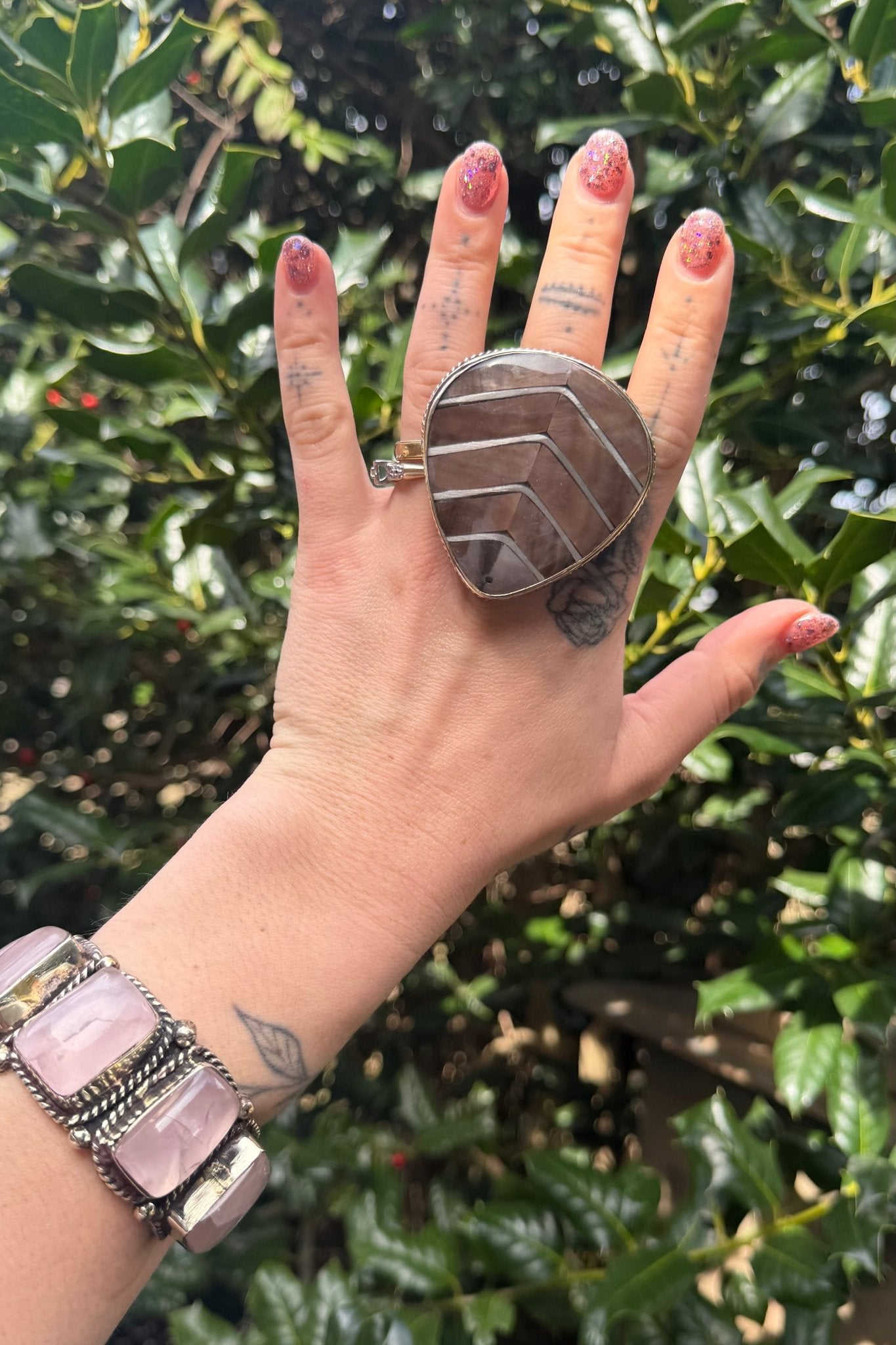 Abstract Leaf Ring - ivyandlavyboutique ivyandlavyboutique