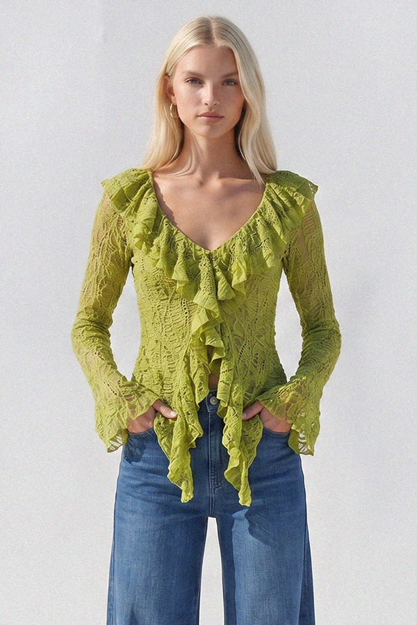 Boho Bliss Sheer Lace Top