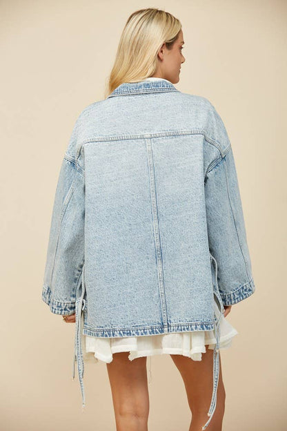 Just Keepin' It Caus Denim Jacket