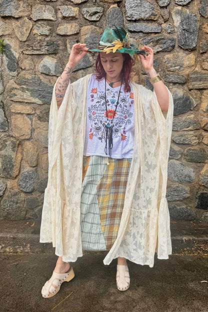 All Over Lace Open Front Kimono - ivyandlavyboutique Oli&Hali